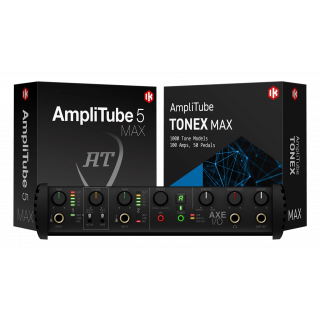 IK Multimedia AXE I/O 錄音介面 + AmpliTube 5 MAX + TONEX MAX Bundle